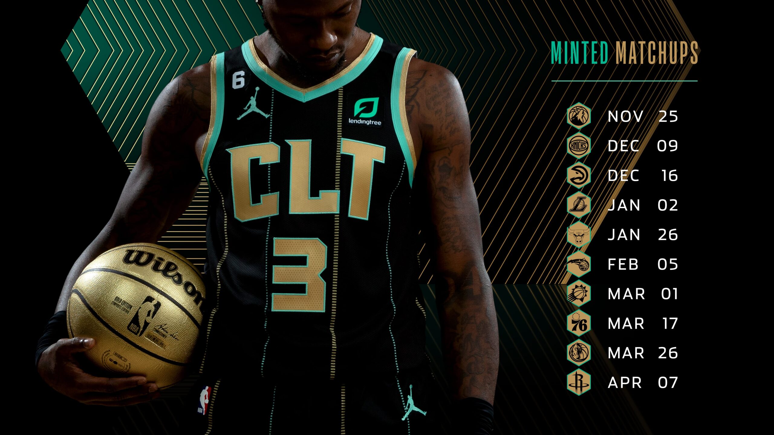 hornets minted jersey
